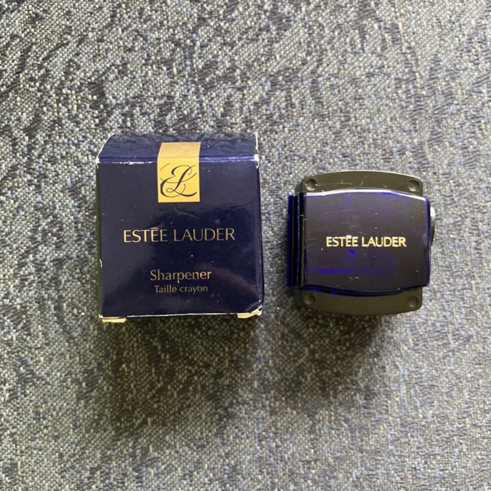 RARE Estée Lauder Pencil Sharpener in Blue